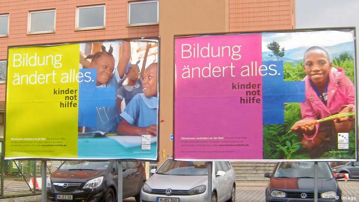 Hannover Plakat Kindernothilfe (Foto: Imago)