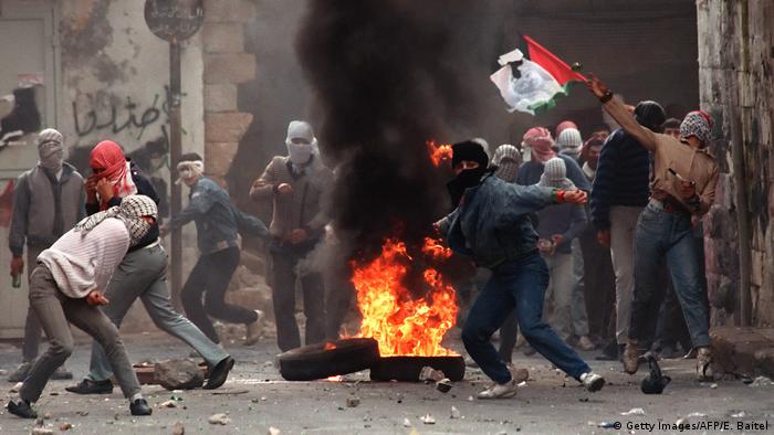 Intifada 1988 (Getty Images/AFP/E. Baitel)