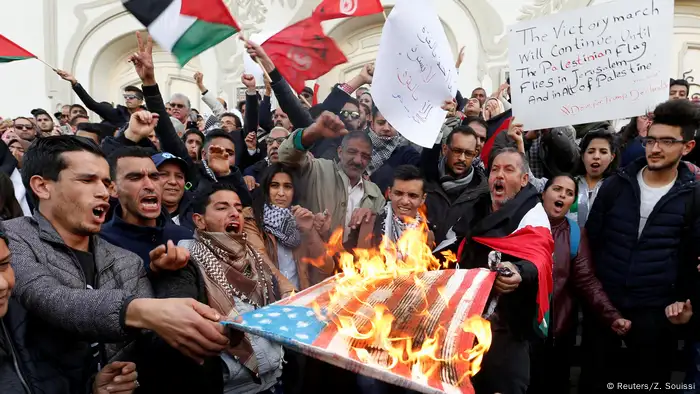 Tunesien Proteste gegen Anerkennung USA Jerusalem (Reuters/Z. Souissi)