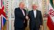 Boris Johnson shakes hands with Mohammad Javad Zarif Boris Johnson shakes hands with Mohammad Javad Zarif