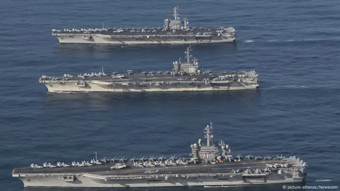 Südkorea USA Militärmanöver auf Meer