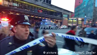USA Explosion im New Yorker Stadtteil Manhattan