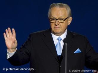 Martti Ahtisaari Vertrauen Entsteht Durch Gerechtigkeit Welt Dw 14 05 2009