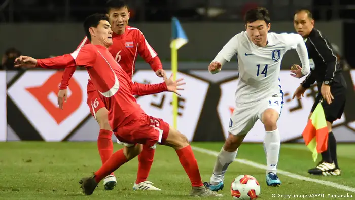 Fußball-Ostasienmeisterschaft Männer 2017 Südkorea-Nordkorea (Getty Images/AFP/T. Yamanaka)