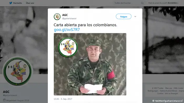 Screenshot Twitter AGC (twitter/gaitanistascol)