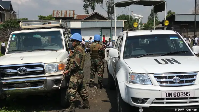 DR Kongo Blauhelm-Soldaten