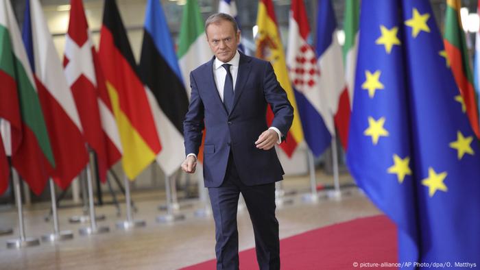 EU leaders' summit Brussels | Donald Tusk (picture-alliance/AP Photo/dpa/O. Matthys)