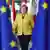 Angela Merkel EU Flaggen Brüssel