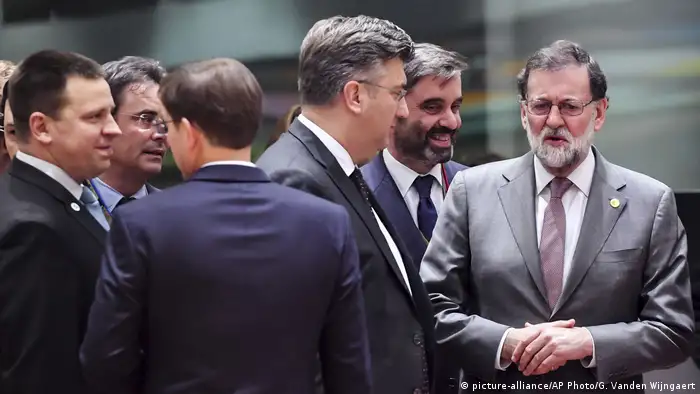 Gipfel der EU-Staats- und Regierungschefs (picture-alliance/AP Photo/G. Vanden Wijngaert)