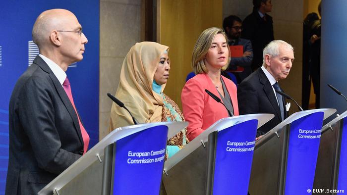 Federica Mogherini, Volker Türk at EU COmmission