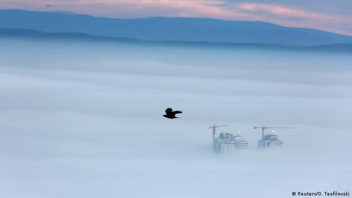 Mazedonien Nebel Luftverschmutzung in Skopje (Reuters/O. Teofilovski)