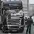 damaged lorry used for attack