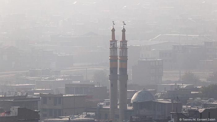 Iran Luftverschmutzung in Urumiyeh und Täbriz