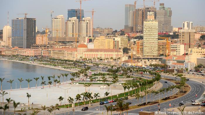 Angola Stadtbild von Luanda Finanzviertel