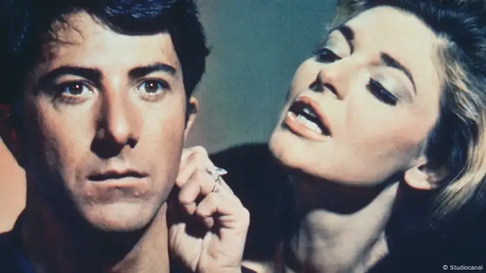 Dustin Hoffman und Anne Bancroft im Film Die Reifeprüfung (Studiocanal)