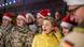 Defense Minister Ursula von der Leyen joins in carol singing with troops in Afghanistan Defense Minister Ursula von der Leyen joins in carol singing with troops in Afghanistan