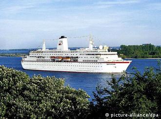 Auch auf dem Kreuzfahrtschiff MS Deutschland hat Heli Finkenzeller gedreht
