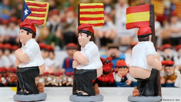 Typically included in Catalonian nativity scenes, the Caganer is a figurine of a squatting defecating man