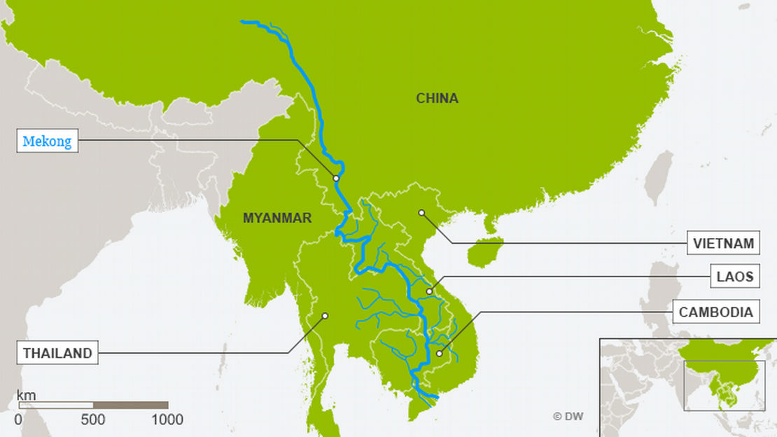 where is the mekong river