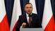 Polish President Andrzej Duda speaking at a press conference Polish President Andrzej Duda speaking at a press conference