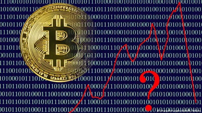 Symbolbild Kurs Bitcoin Absturz