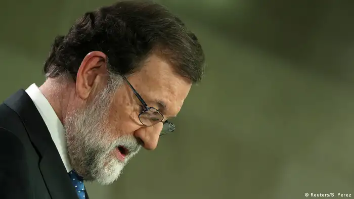 Spanien Pressekonferenz von Mariano Rajoy (Reuters/S. Perez)