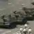 China Mann stoppt Panzerkolonne Tiananmen-Platz 1989