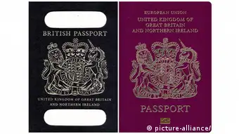 UK Passport - vor dem Brexit