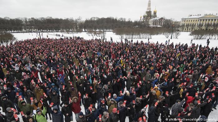 Wahlen in Russland Oppositionsführer Nawalny (Foto: picture-alliance/dpa/D.Lovetsky)