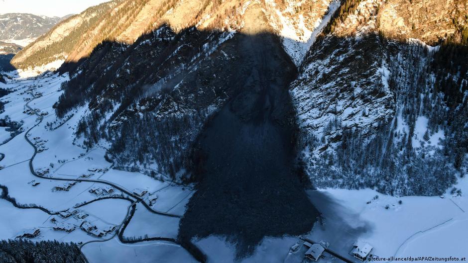 Massive landslide traps Austrian village