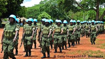 Parade des Forces ougandaises de défense du peuple (UPDF) en 2014