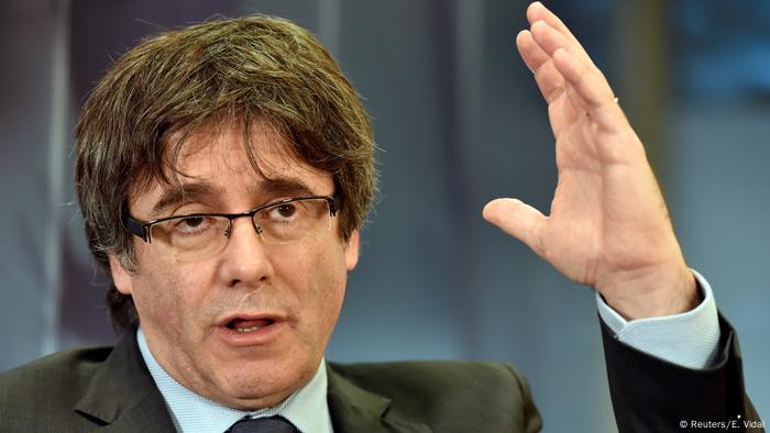 Belgien Ehemaliger katalanischer Präsident Carles Puigdemont im Interview mit Reuters in Brüssel (Reuters/E. Vidal)