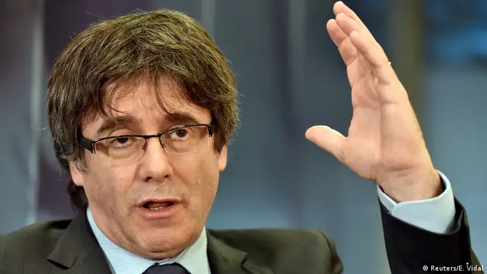 Belgien Ehemaliger katalanischer Präsident Carles Puigdemont im Interview mit Reuters in Brüssel (Reuters/E. Vidal)