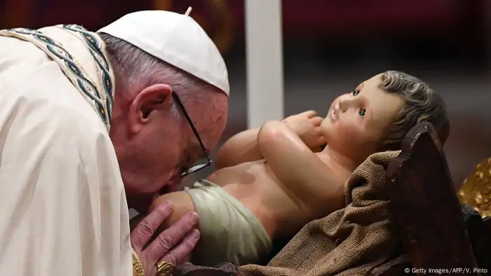 Papst Franziskus anlässlich der Jahresabschluss-Messe im Petersdom in Vatikanstadt