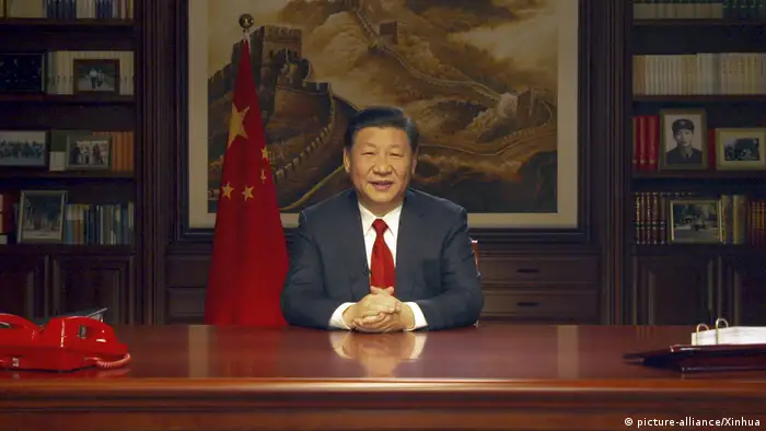 China Neujahrsansprache von Xi Jinping (picture-alliance/Xinhua)