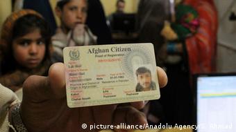 Pakistan Flüchtlinge aus Afghanistan Personalausweis