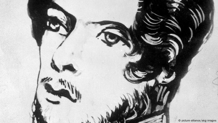 Karl Marx als Student 1836 (picture-alliance/akg-images)