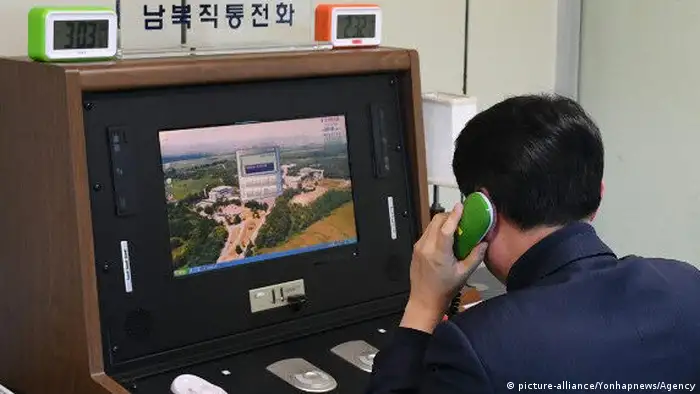 Südkorea Nordkorea Kommunikationskanal NEU (picture-alliance/Yonhapnews/Agency)