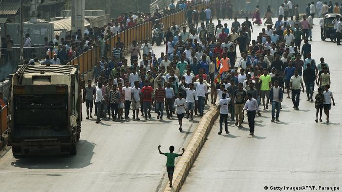Indien Mumbai Dalit Proteste