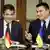 German Foreign Minister Sigmar Gabriel and Ukraine Foreign Minister Pavlo Klimkin in Kyiv