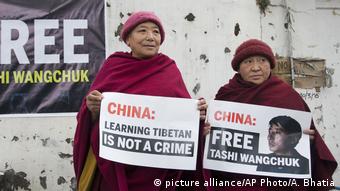 Tibet - Zwei Nonnen fordern Freilassung des 31-jährigen Tashi Wangchuk