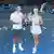 Tennis Hopman-Cup 2018 Duo Belinda Bencic und Roger Federer