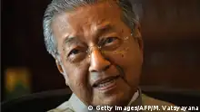 Mahathir Mohamad ehemaliger Premierminister von Malaysia (Getty Images/AFP/M. Vatsyayana)