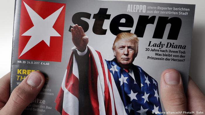 Stern cover showing Donald Trump with Hitler comparison (picture-alliance/AP Photo/M. Sohn)