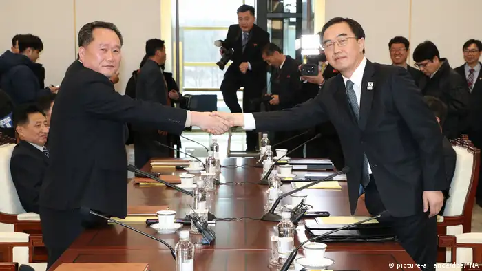 Südkorea Gespräche zwischen Nord- und Südkorea in Panmunjom