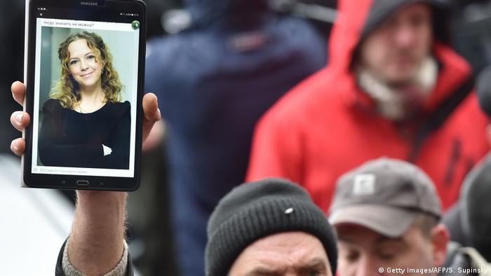Ukraine Protest & Solidarität Irina Nosdrowska, ermordete Anwältin