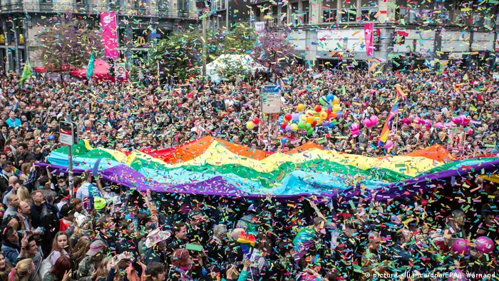 Parada gay em Bruxelas