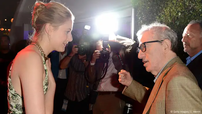 Greta Gerwig und Woody Allen (Getty Images/J. Merritt)