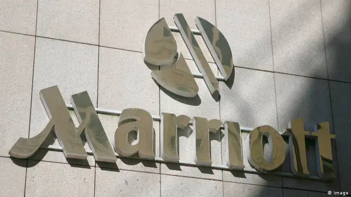 Logo der Hotelkette Marriott in Hamburg