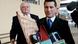 Steven Woolfe brings a hamper to EU chief Brexit negotiator Michel Barnier Steven Woolfe brings a hamper to EU chief Brexit negotiator Michel Barnier